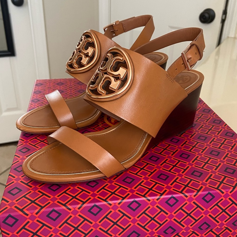 Tory Burch Metal Miller 65mm Wedge